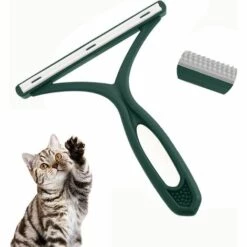 SINCèREETALI Brosse Anti Poils Animaux Chat Chien, Brosse Ramasse Enlève Poils Portable Réutilisable Autonettoyant Brosse Tapis Pet Hair Remover Vêtements/canapé/Voiture/lit/Tapis
