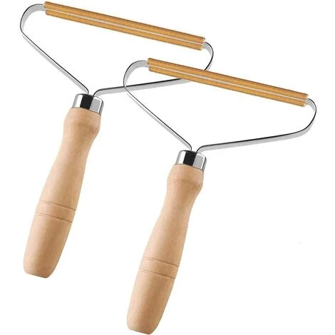 LITZEE 2 Pcs Brosse Anti Poil Manuel, Rasoir Anti Bouloche, Lint Remover Clothes Fuzz Shaver, Pour Les,Manteaux, Couvertures, Pour Enlever Les Poils Des Animaux Domestiques