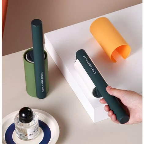 Rouleau Autocollant Détachable, Dépoussiérage Ménager (love Horse Orange),HANBING – Image 2