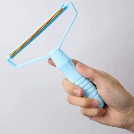 LTS FAFA 2 Pièces Rasoirs Anti-Bouloches, Lint Remover, Brosse Manuel Anti Poil Fuzz Rasoir De Rasoir De Vêtements Avec Reusable, Pour Tapis, Vêtements Et Autres Tissus(Couleur Aléatoire) – Image 4