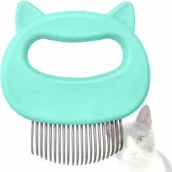 BENOBBY KIDS Brosse Pour Chat, Peigne Pour Chat, Peigne De Massage Pour Chats, Brosse Pour Chien, Peigne Pour Animaux De Compagnie Et Brosse De Massage (Vert)