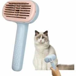 LADACèE Brosse Chiens Chats, Autonettoyante Pour Poils Brosse, Brosse Poils Morts Pour Chat Chien, Brosses De Toilettage Pour Chiens Et Chats De Petite, Moyenne Et Grande Taille, Cheveux Longs Et Courts