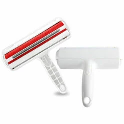 LUCKY-88 Autocollant Pour Animaux De Compagnie Autocollant De Type Rouleau Brosse D'épilation Bidirectionnelle Fournitures Pour Animaux De Compagnie Brosse Collante Rouge Sans Oreilles