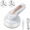 GRID COOL Rasoir Anti Bouloche, Enleve Peluche, Lint Remover Vetements, Portatif Et Elimination Peluche Electrique, USB Rechargeable Rasoir Avec Lame Rechange & Brosse Nettoyage Pour Vêtements, Meubles