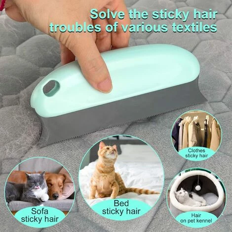 GRID COOL Brosse Anti Poils Animaux Chat & Chien, Brosse D'épilation Réutilisable Pour Animaux De Compagnie, Brosse De Nettoyage D'épilation De Chien De Chat, Convient Pour Canapé, Lit, Couverture – Image 5