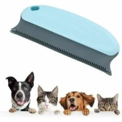 Animalerie Brosses Anti Poils Animaux Chat Chien, 2 En 1, Brosse De Nettoyage, Peigne Anti Peluche, Vêtements/Canapé/Voiture/Lit/Tapis/Arbre à Chat LangRay