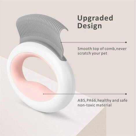 MèREÉTERNEL Peigne Chat,Brosse Pour Chat Chien Poil Court Long Pour Un Massage Relaxant Et Eliminer Poils Cheveux Emmêlés Ternel â Image 2