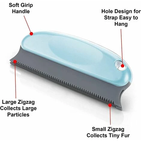 ECHOO Brosse à Poils D'animaux, épilateur De Poils De Chien Pour Tapis, Vêtements, Meubles, Canapé, Voitures, Peigne à Poils De Chat, Brosse Pour Poils D'animaux, Produits D'épilation De Chien – Image 4