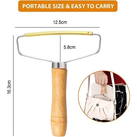 TANABATA Lot De 2 Décapant De Peluches, Rasoir Anti Bouloche, Réutilisable Portable Brosse Anti Poil Manuelle Pour Poils Chien Chat, Coat Tapis Rideaux Canapé – Image 4