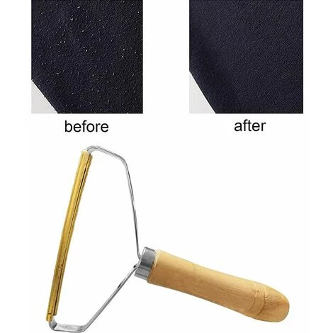 YOOUYIDA 2 Pièces Rasoir Anti Bouloche, Brosse Manuel Anti Poil Portable, Rasoir Fuzz Pour Vêtements Et Autres Tissus (Jaune) â Image 4